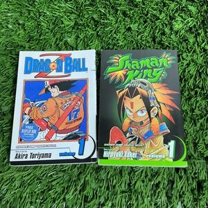Shonen Jump Dragon Ball Z Shaman King Manga Vol 1 Set First Edition VIZ Media